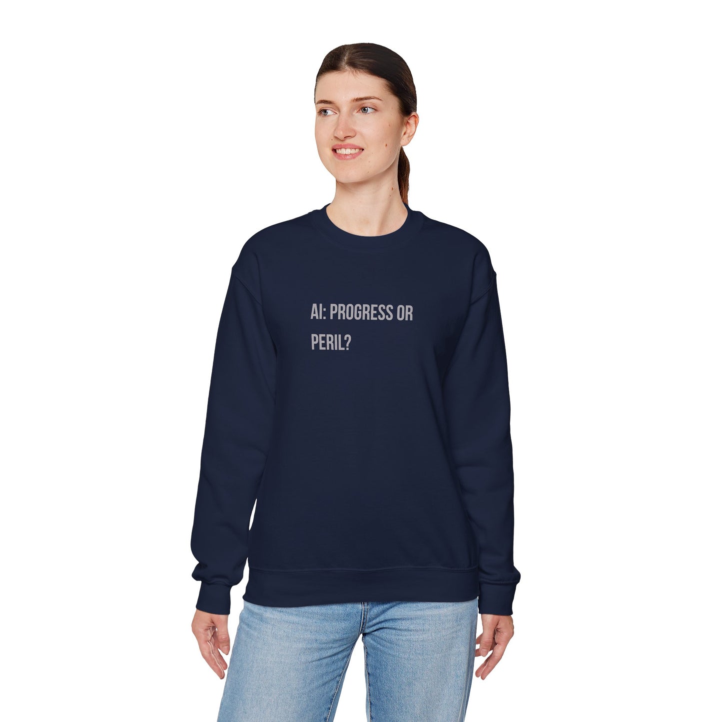 AI: Progress or Peril? | Unisex Soft Blend Sweatshirt