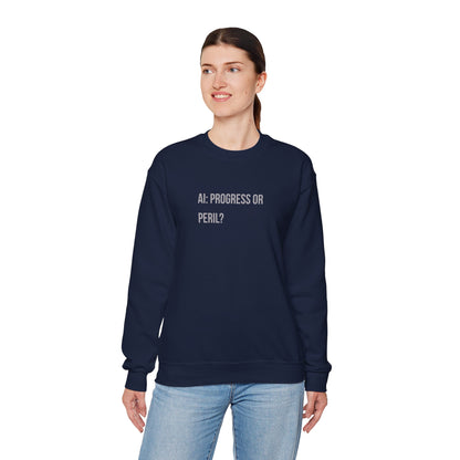 AI: Progress or Peril? | Unisex Soft Blend Sweatshirt