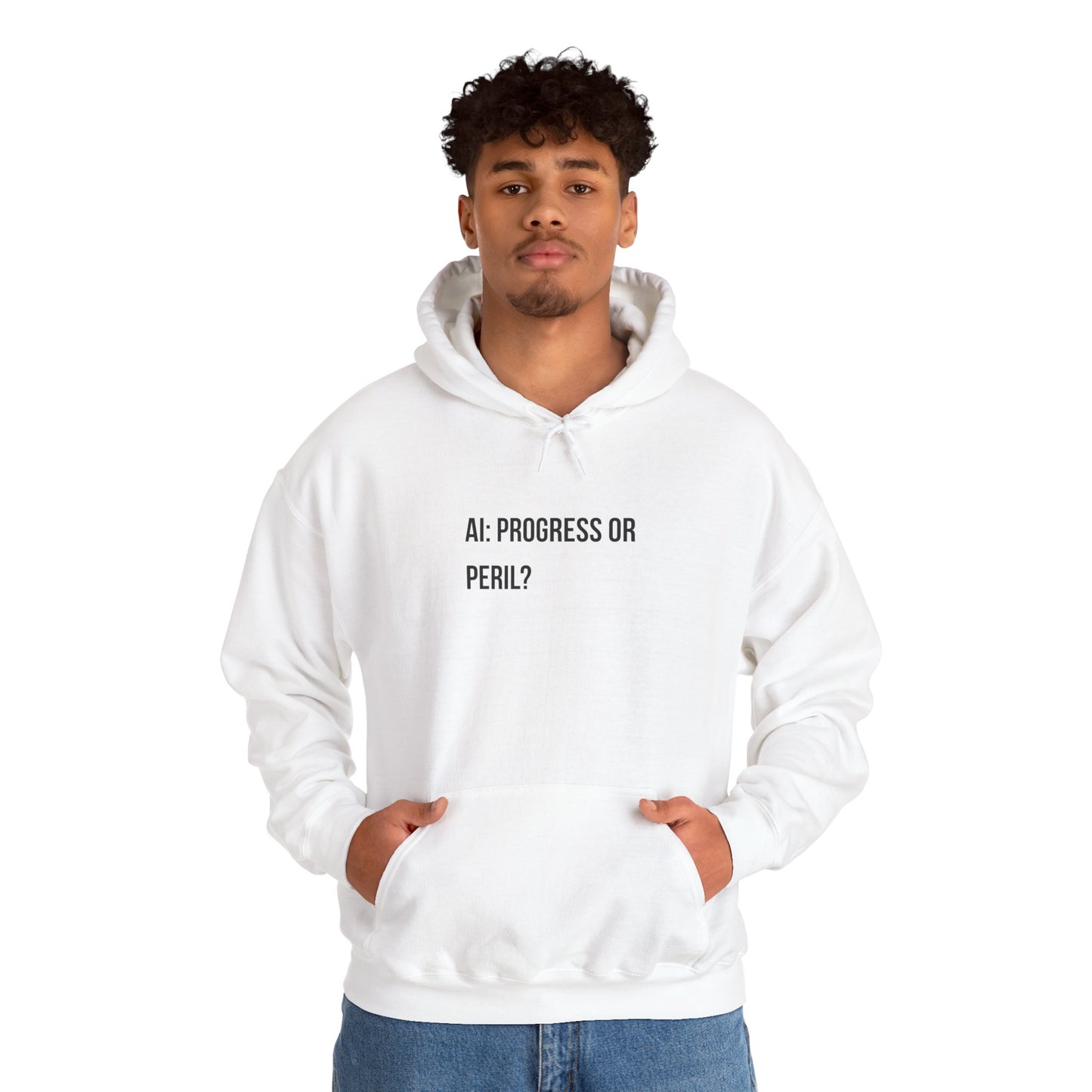 AI: Progress or Peril | Unisex Hoodie