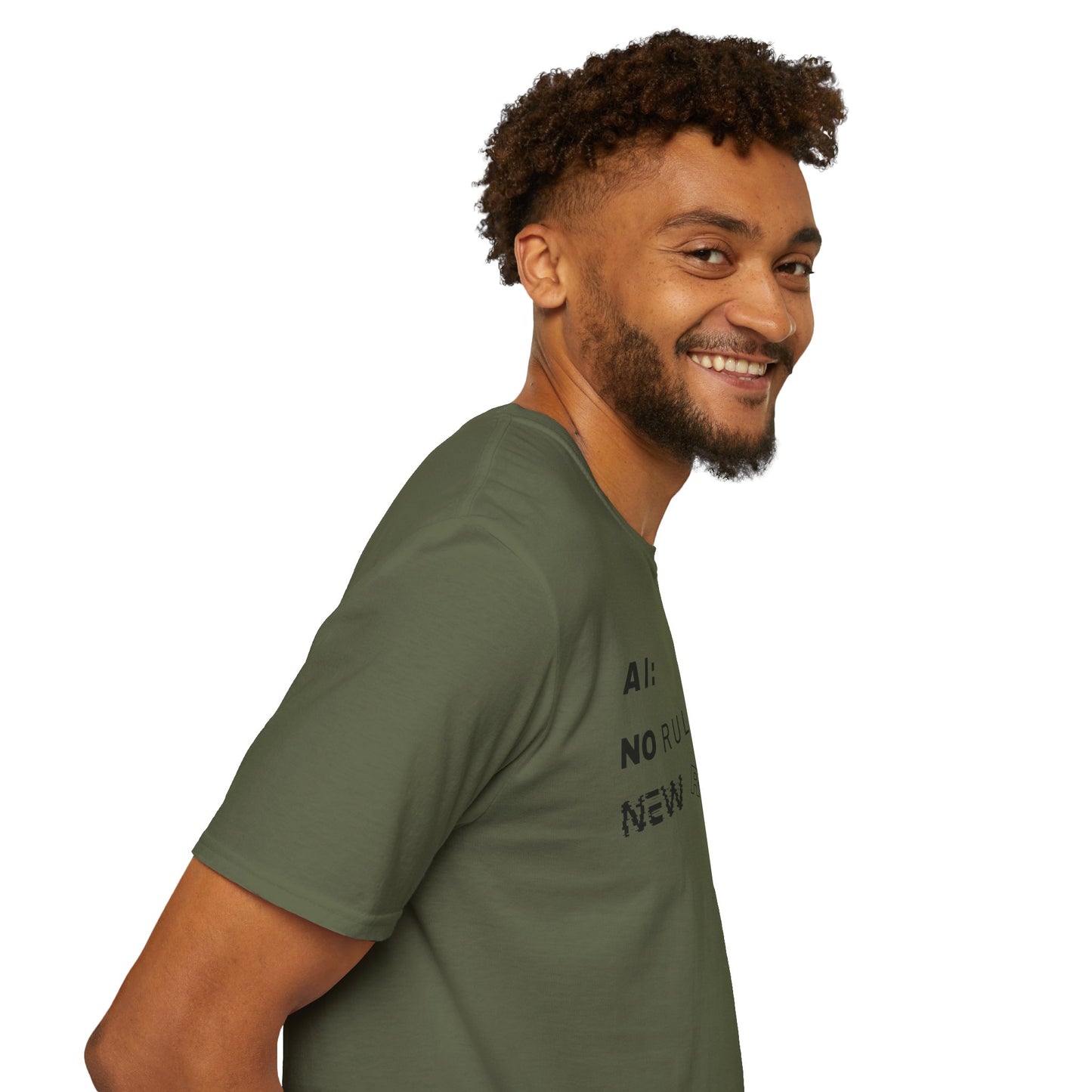 AI: No Rules New Reality | Unisex Soft Blend T-Shirt