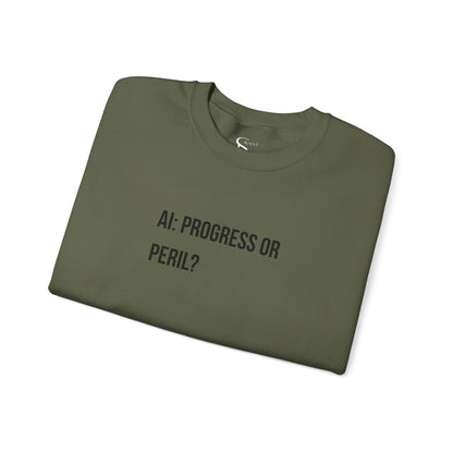 AI: Progress or Peril? | Unisex Soft Blend Sweatshirt