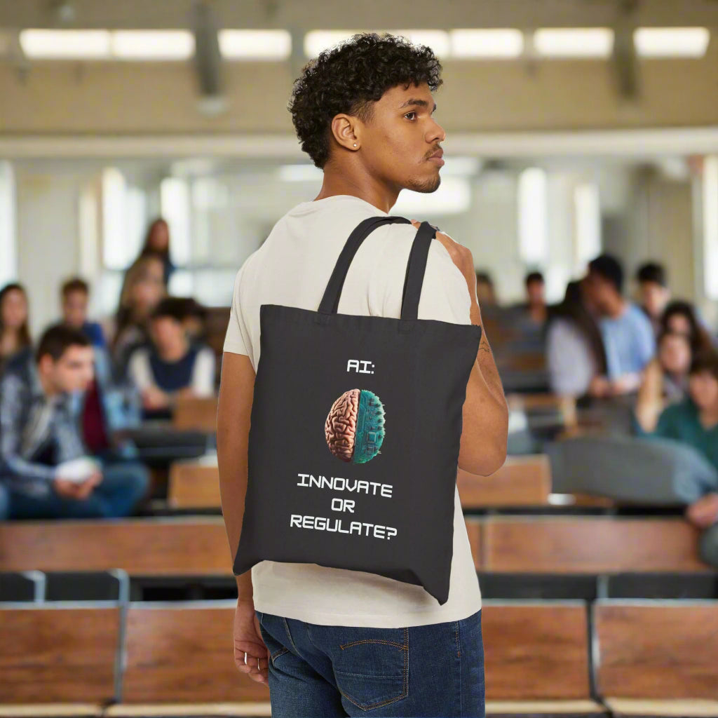 Hybrid Mind | Cotton Canvas Tote Bag