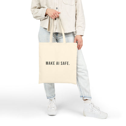 Make AI Safe | Cotton Canvas Tote Bag