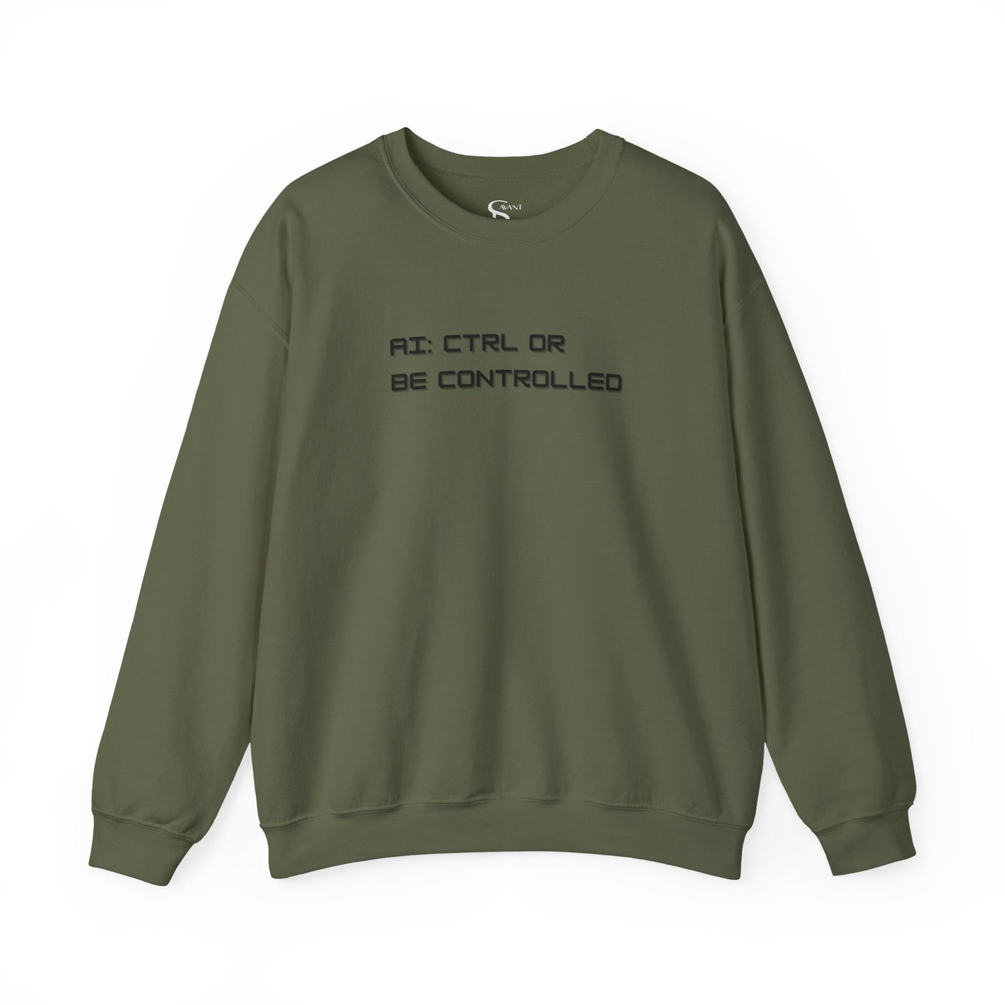 AI: CTRL or Be Controlled | Unisex Crewneck Sweatshirt