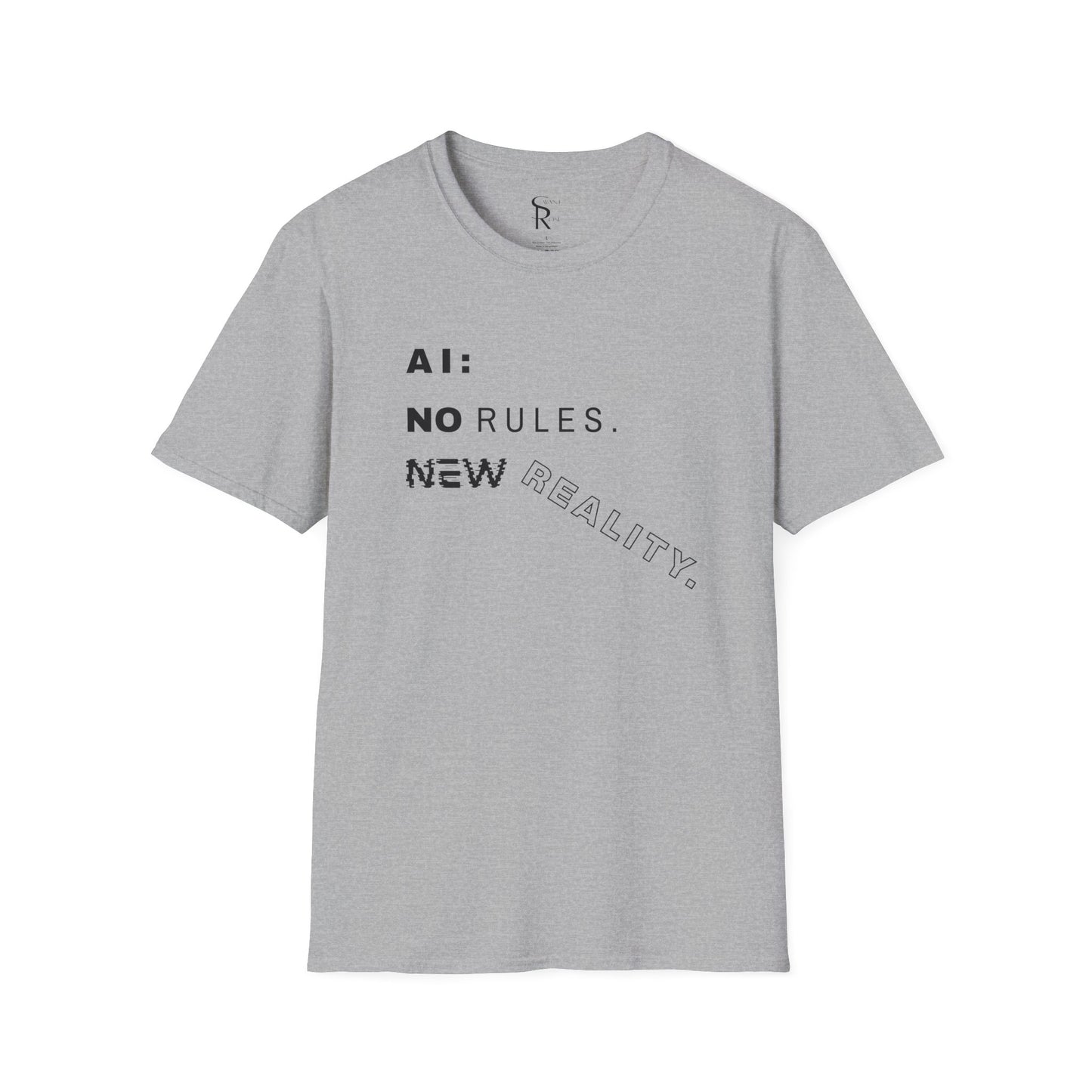 AI: No Rules New Reality | Unisex Soft Blend T-Shirt