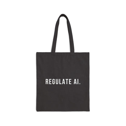 Regulate AI | Cotton Canvas Tote Bag