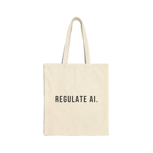 Regulate AI | Cotton Canvas Tote Bag