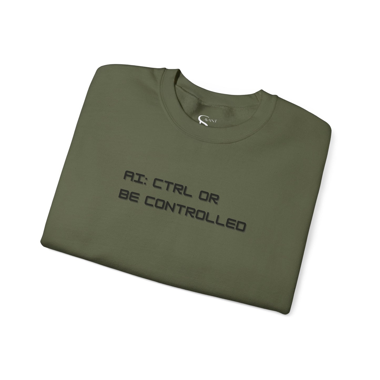 AI: CTRL or Be Controlled | Unisex Crewneck Sweatshirt