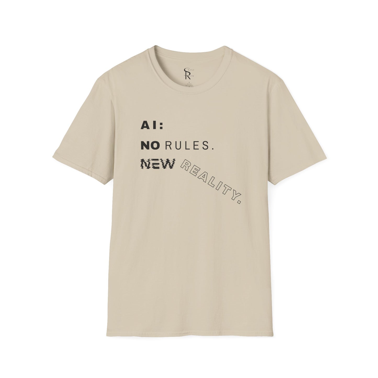 AI: No Rules New Reality | Unisex Soft Blend T-Shirt