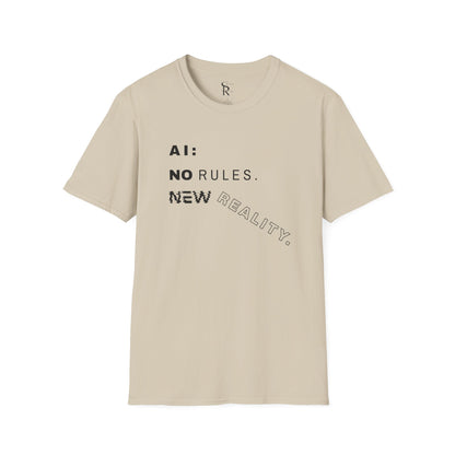 AI: No Rules New Reality | Unisex Soft Blend T-Shirt