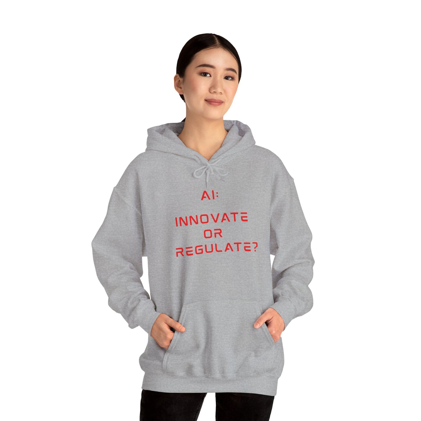 The Debate Unisex Hoodie - Red Text Edition