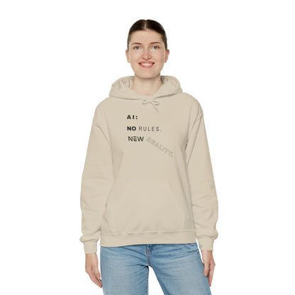 AI: No Rules New Reality | Unisex Hoodie