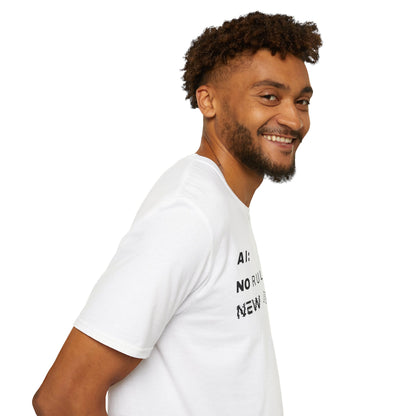 AI: No Rules New Reality | Unisex Soft Blend T-Shirt