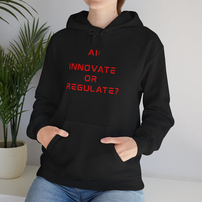 The Debate Unisex Hoodie - Red Text Edition