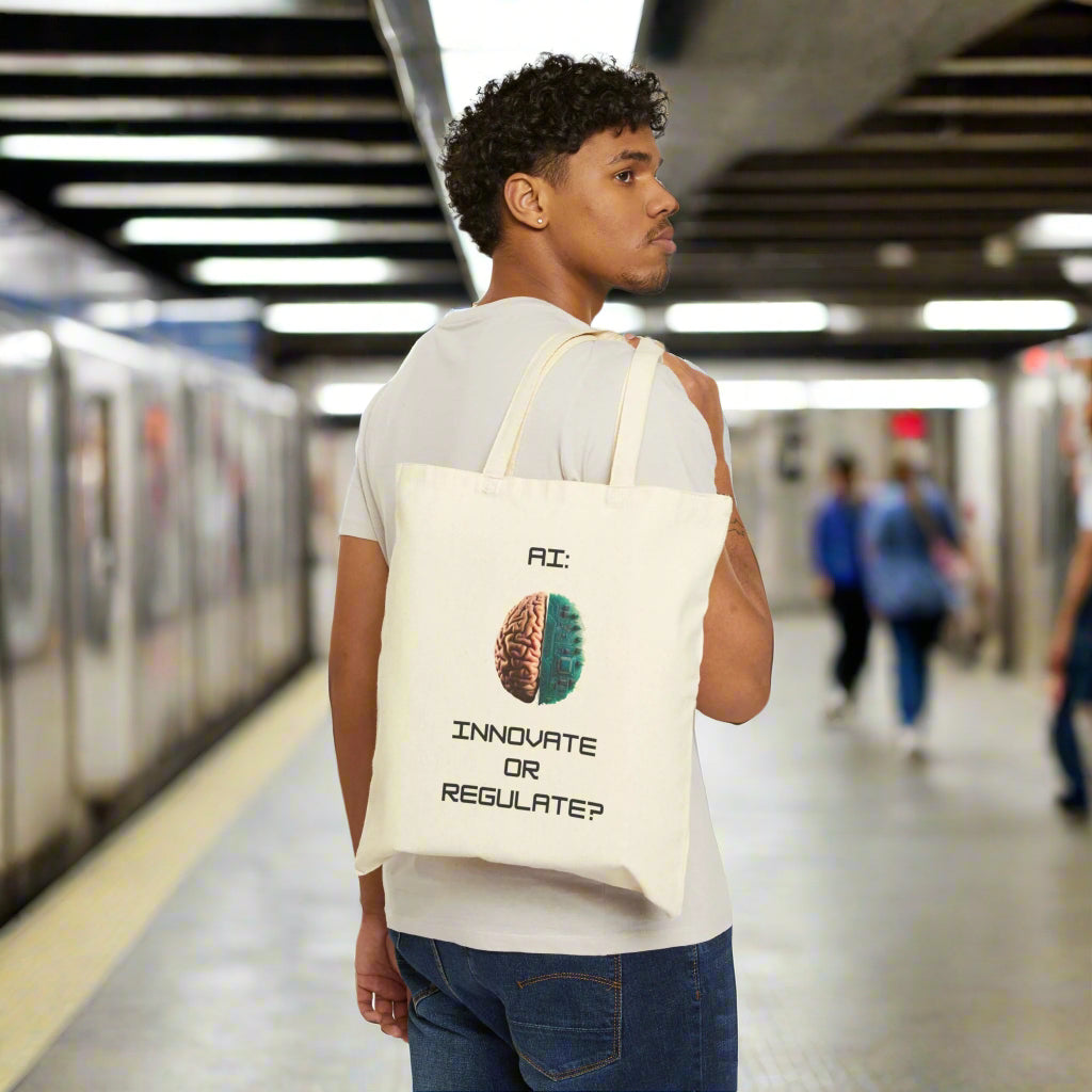 Hybrid Mind | Cotton Canvas Tote Bag