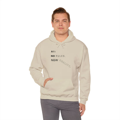 AI: No Rules New Reality | Unisex Hoodie