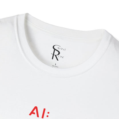 The Debate  - Red Text Edition // Unisex Premium Soft Cotton T-Shirt