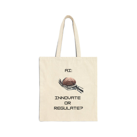 AI CTRL // Cotton Canvas Tote Bag