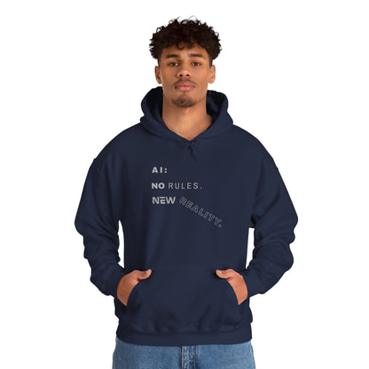AI: No Rules New Reality | Unisex Hoodie