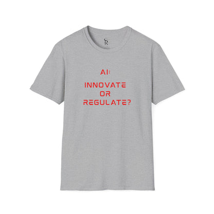 The Debate  - Red Text Edition // Unisex Premium Soft Cotton T-Shirt