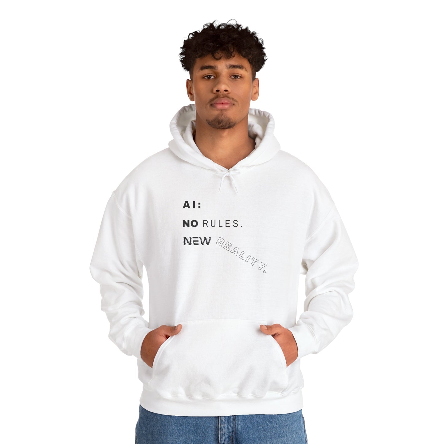 AI: No Rules New Reality | Unisex Hoodie