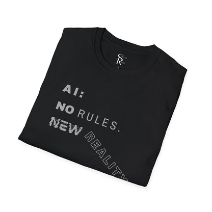 AI: No Rules New Reality | Unisex Soft Blend T-Shirt