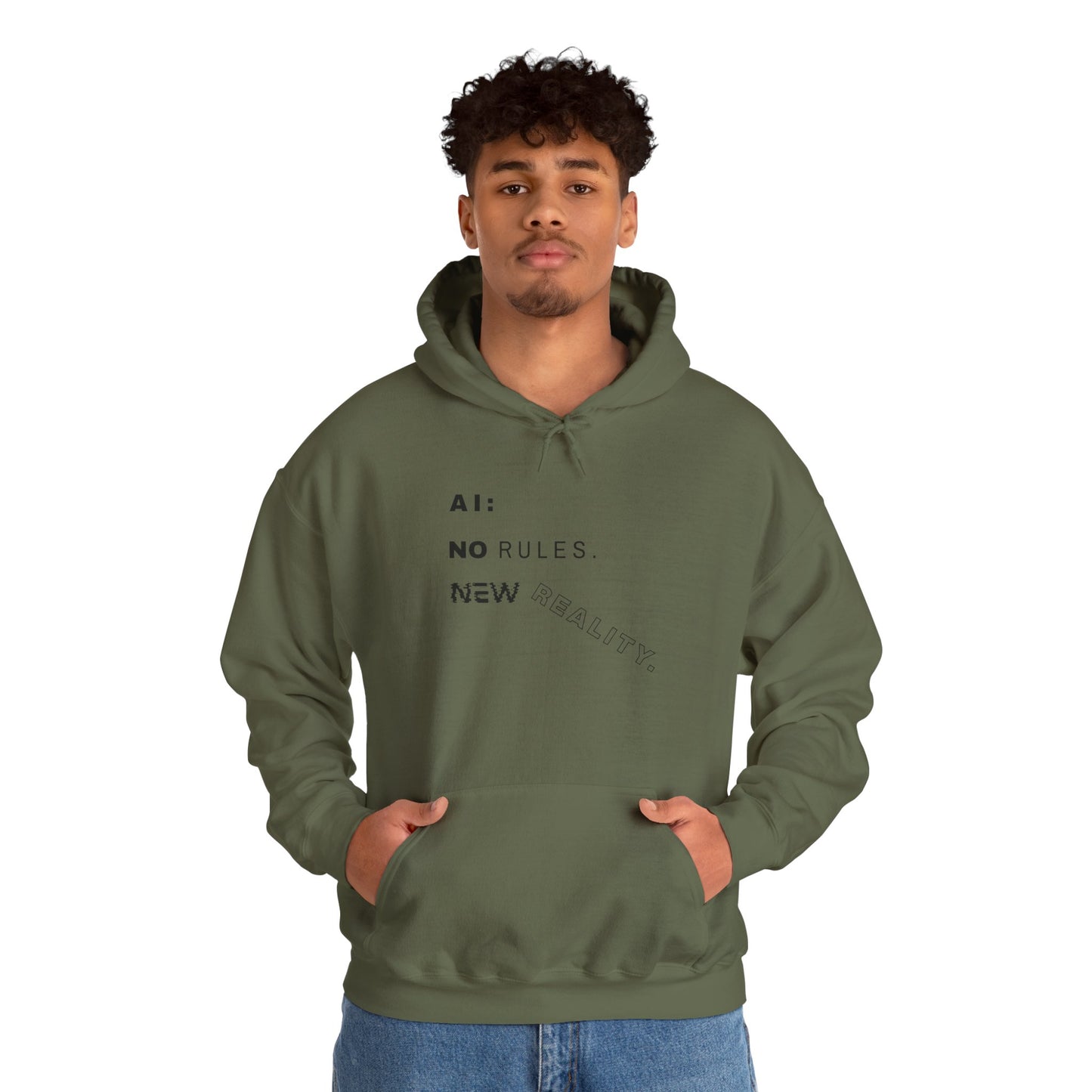AI: No Rules New Reality | Unisex Hoodie