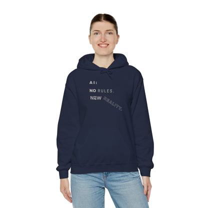 AI: No Rules New Reality | Unisex Hoodie