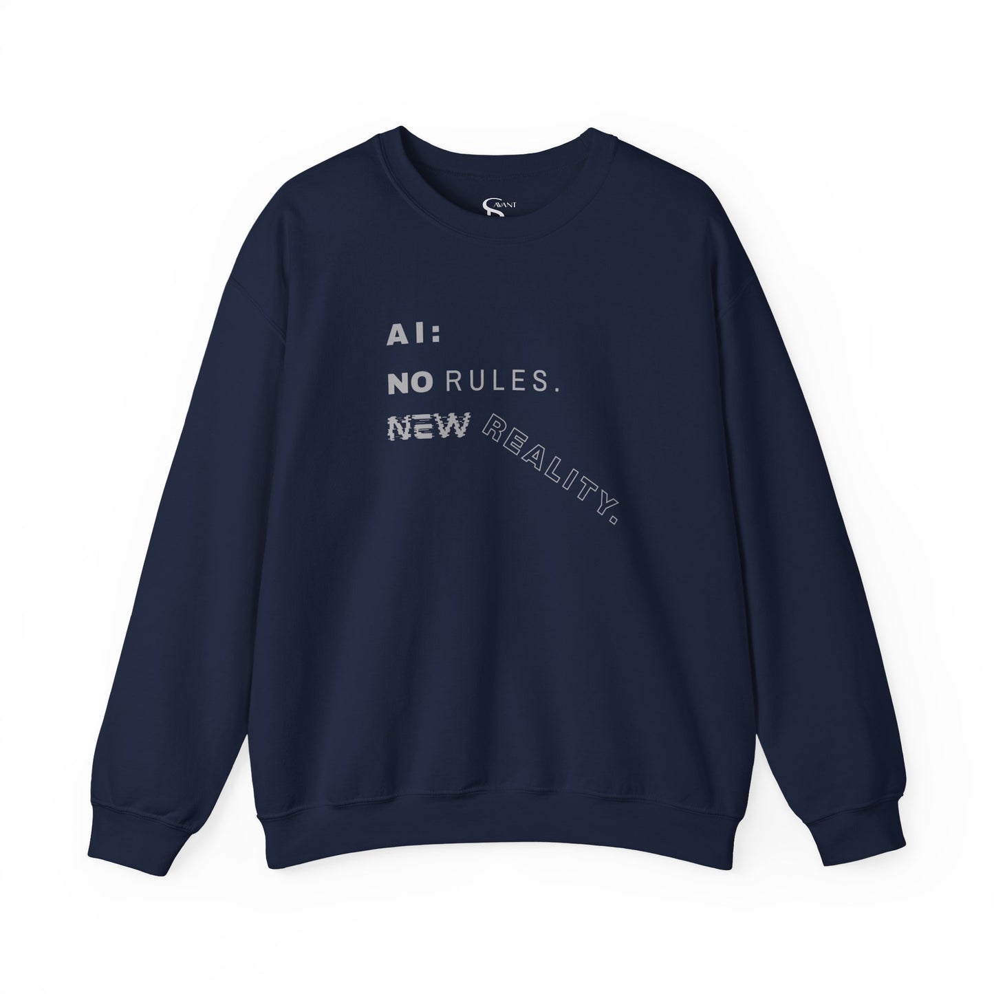 AI: No Rules New Reality | Unisex Crewneck Sweatshirt