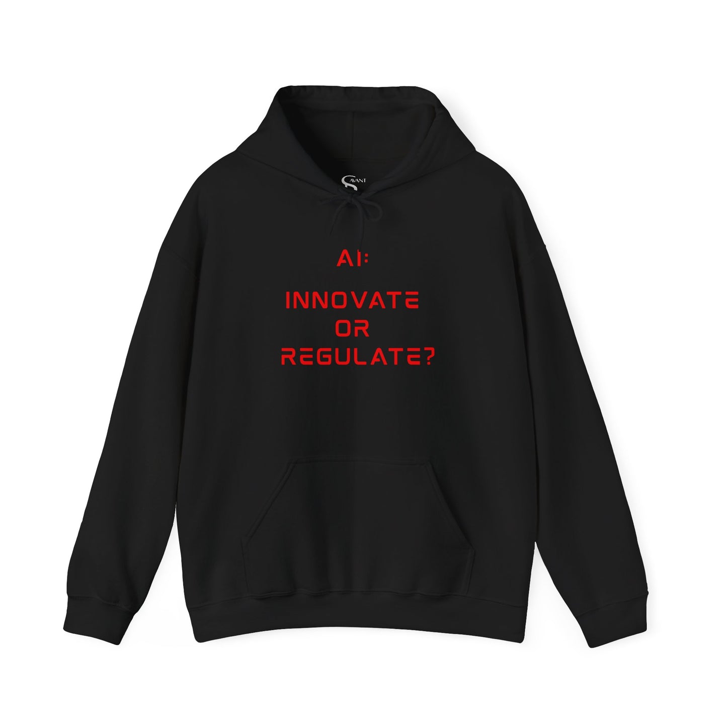 The Debate Unisex Hoodie - Red Text Edition