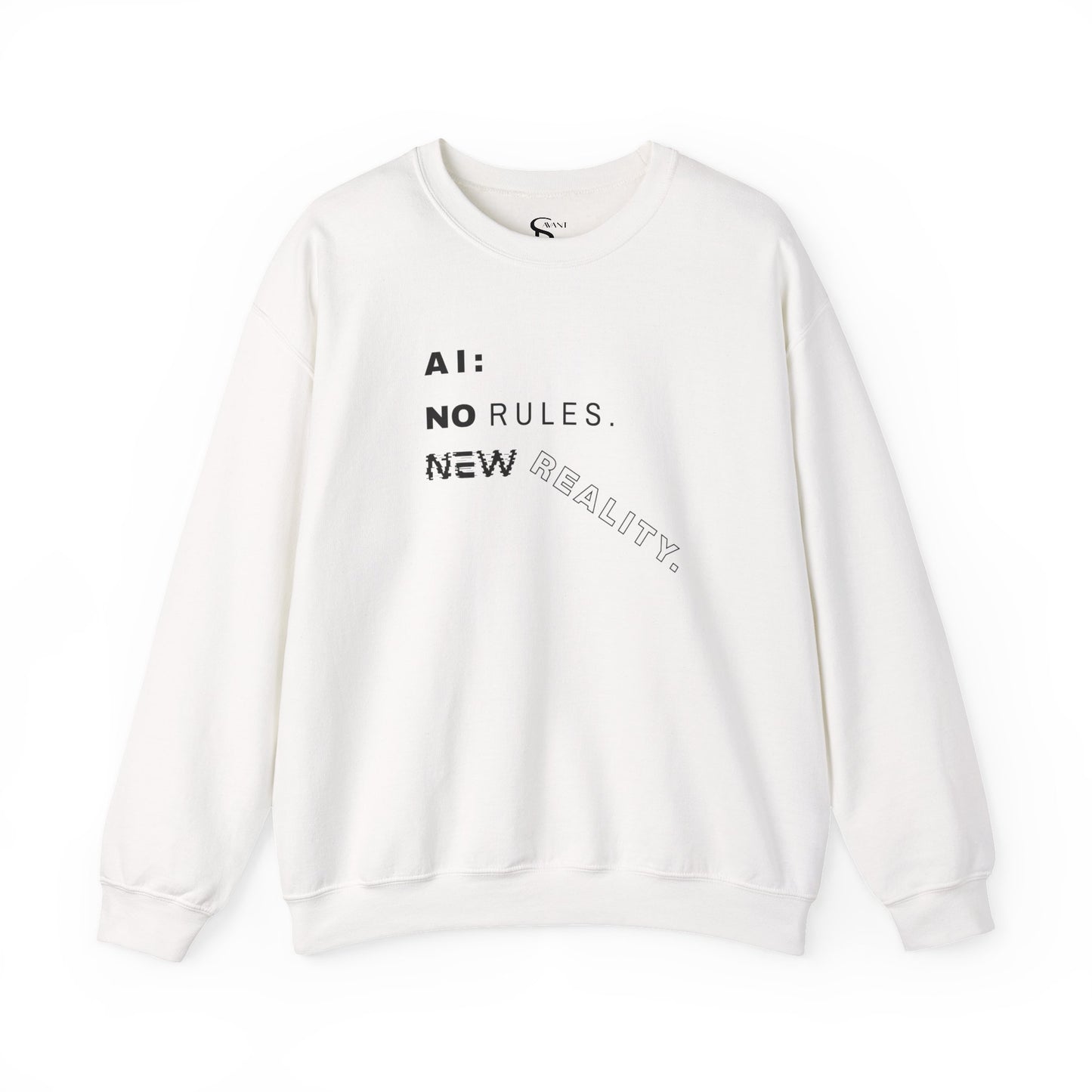 AI: No Rules New Reality | Unisex Crewneck Sweatshirt