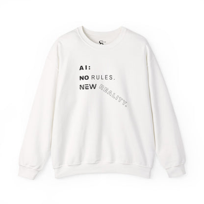 AI: No Rules New Reality | Unisex Crewneck Sweatshirt