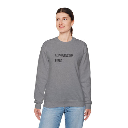 AI: Progress or Peril? | Unisex Soft Blend Sweatshirt