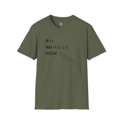 AI: No Rules New Reality | Unisex Soft Blend T-Shirt