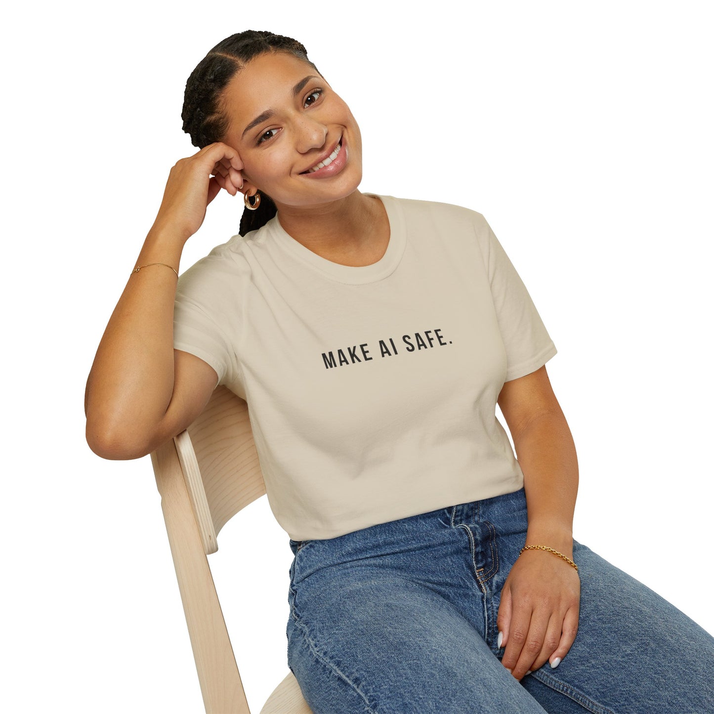 Make AI Safe | Unisex Soft Blend T-Shirt