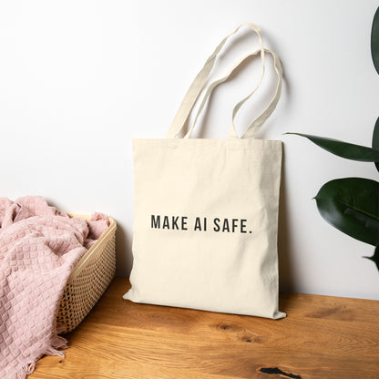 Make AI Safe | Cotton Canvas Tote Bag