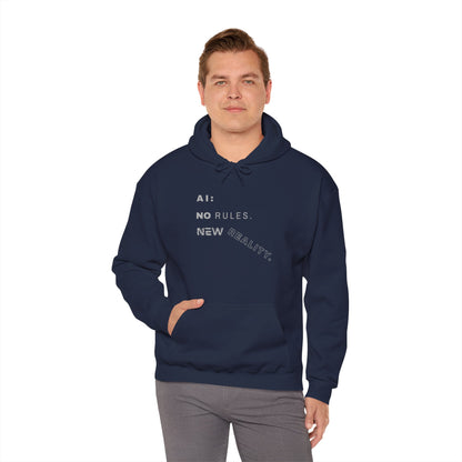 AI: No Rules New Reality | Unisex Hoodie