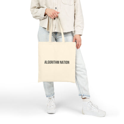 Algorithm Nation | Cotton Canvas Tote Bag