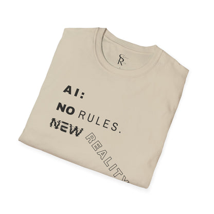 AI: No Rules New Reality | Unisex Soft Blend T-Shirt