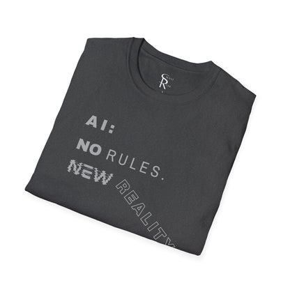 AI: No Rules New Reality | Unisex Soft Blend T-Shirt