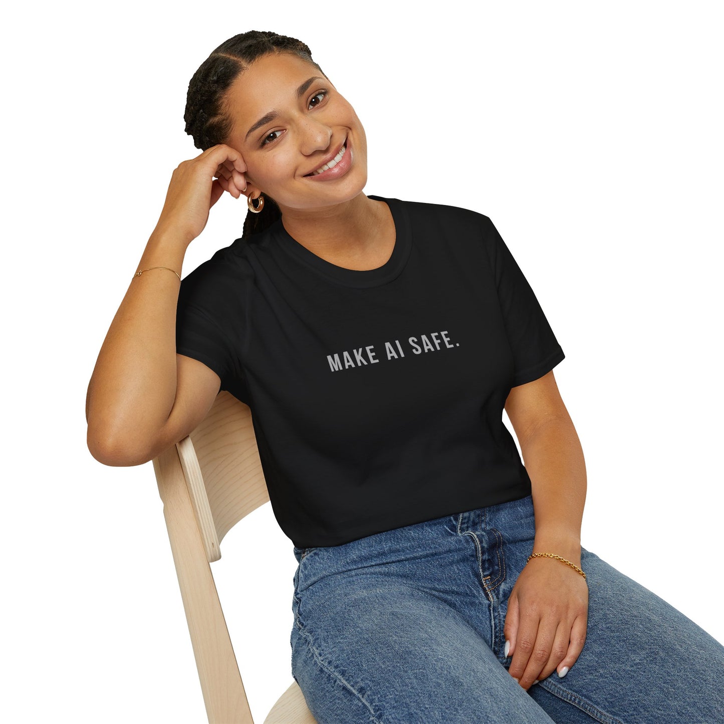 Make AI Safe | Unisex Soft Blend T-Shirt