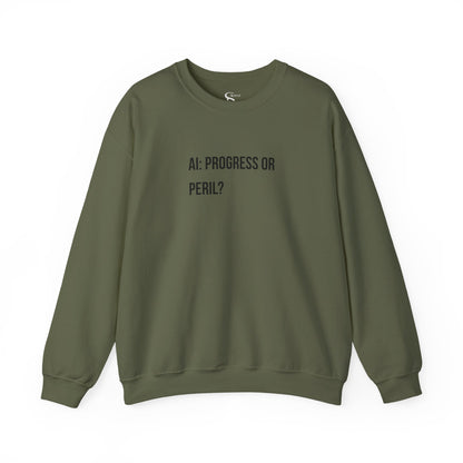AI: Progress or Peril? | Unisex Soft Blend Sweatshirt