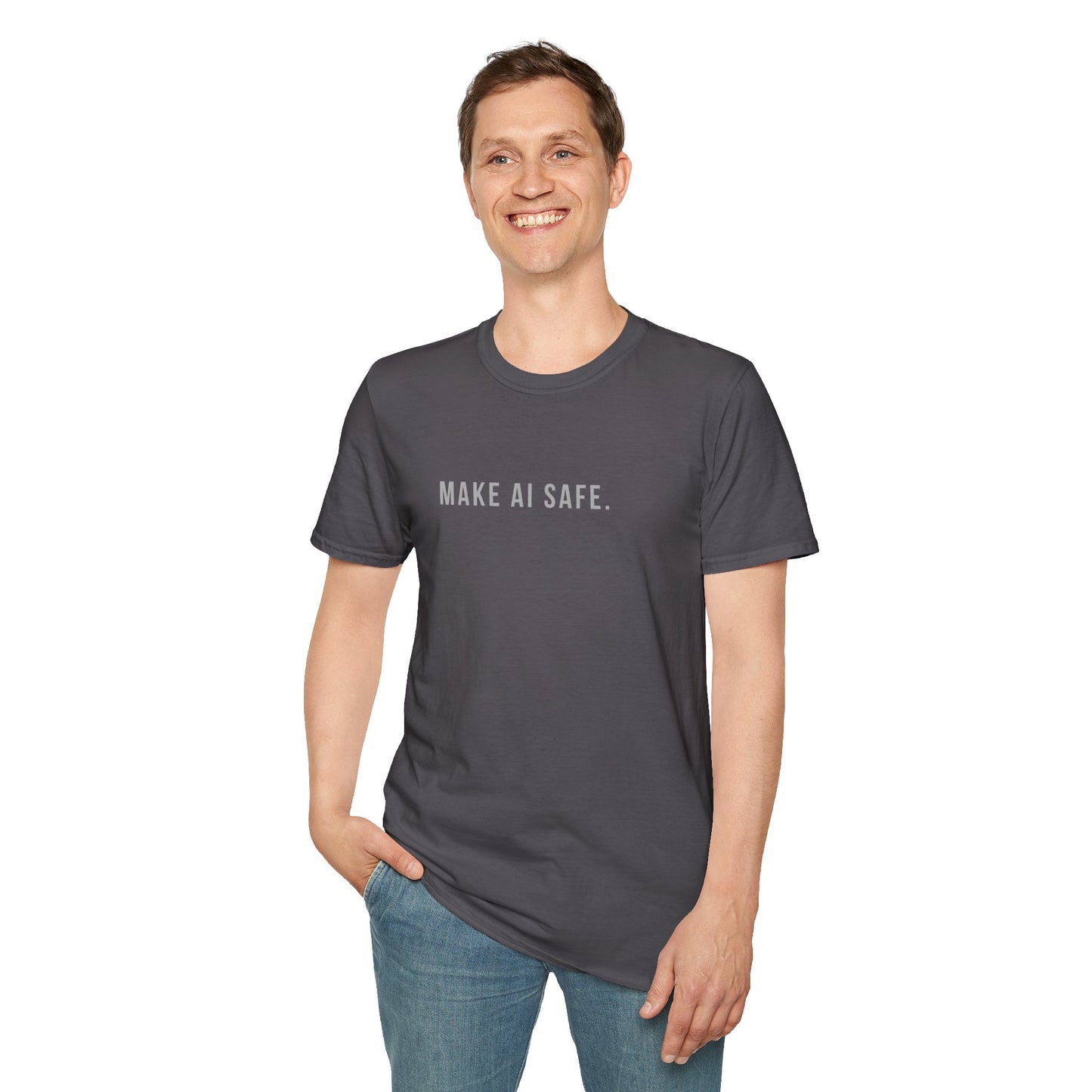 Make AI Safe | Unisex Soft Blend T-Shirt