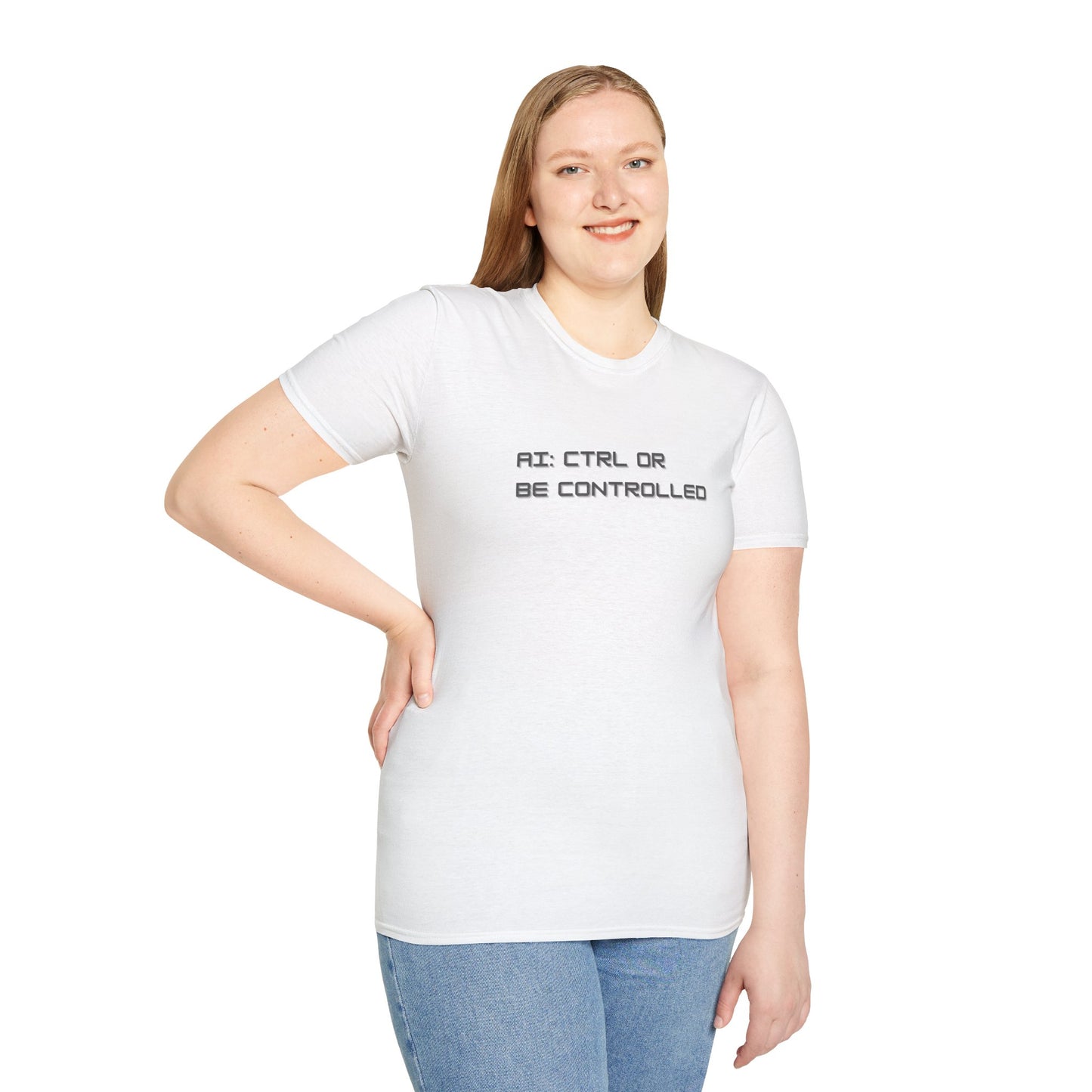 AI: CTRL or Be Controlled | Unisex Soft Blend T-Shirt