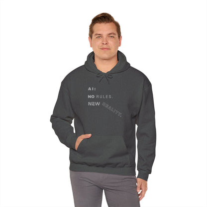 AI: No Rules New Reality | Unisex Hoodie