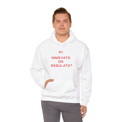 The Debate Unisex Hoodie - Red Text Edition