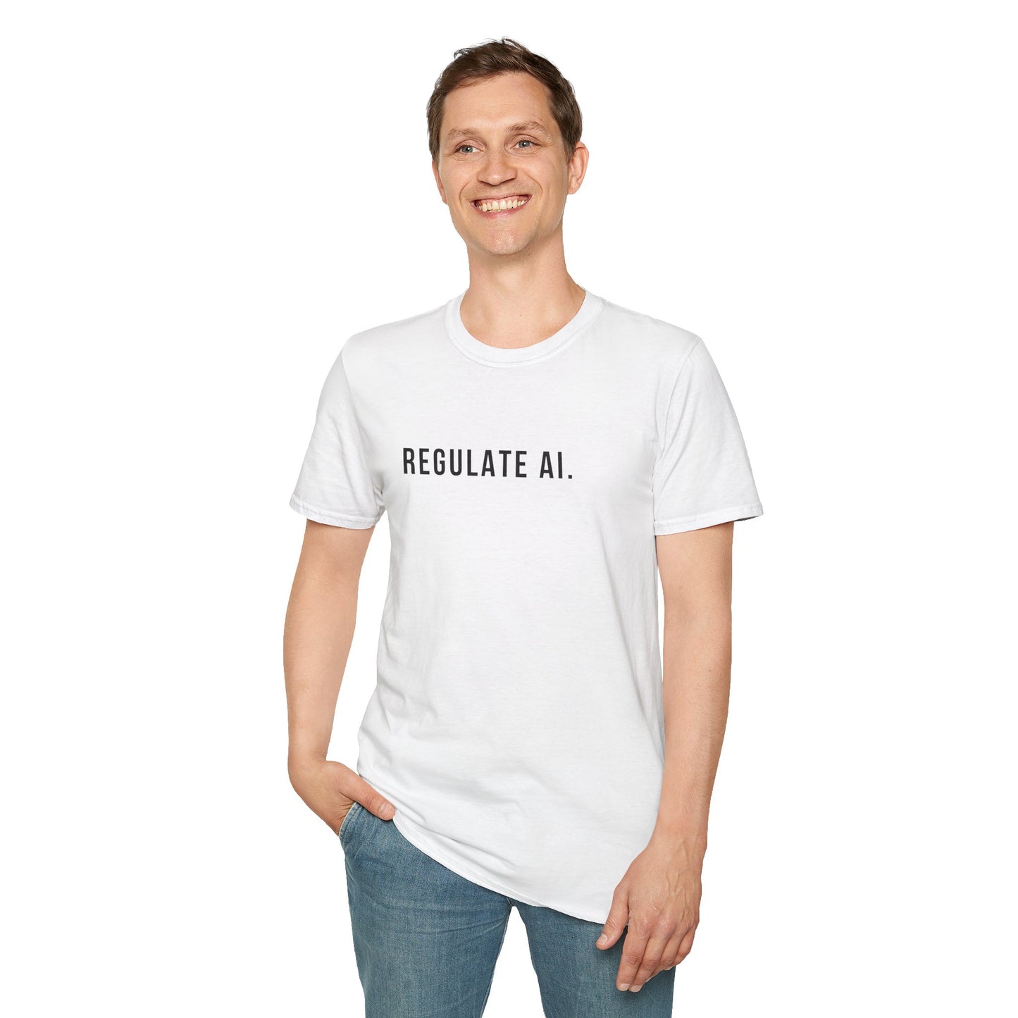 Regulate AI | Unisex Soft Blend T-Shirt