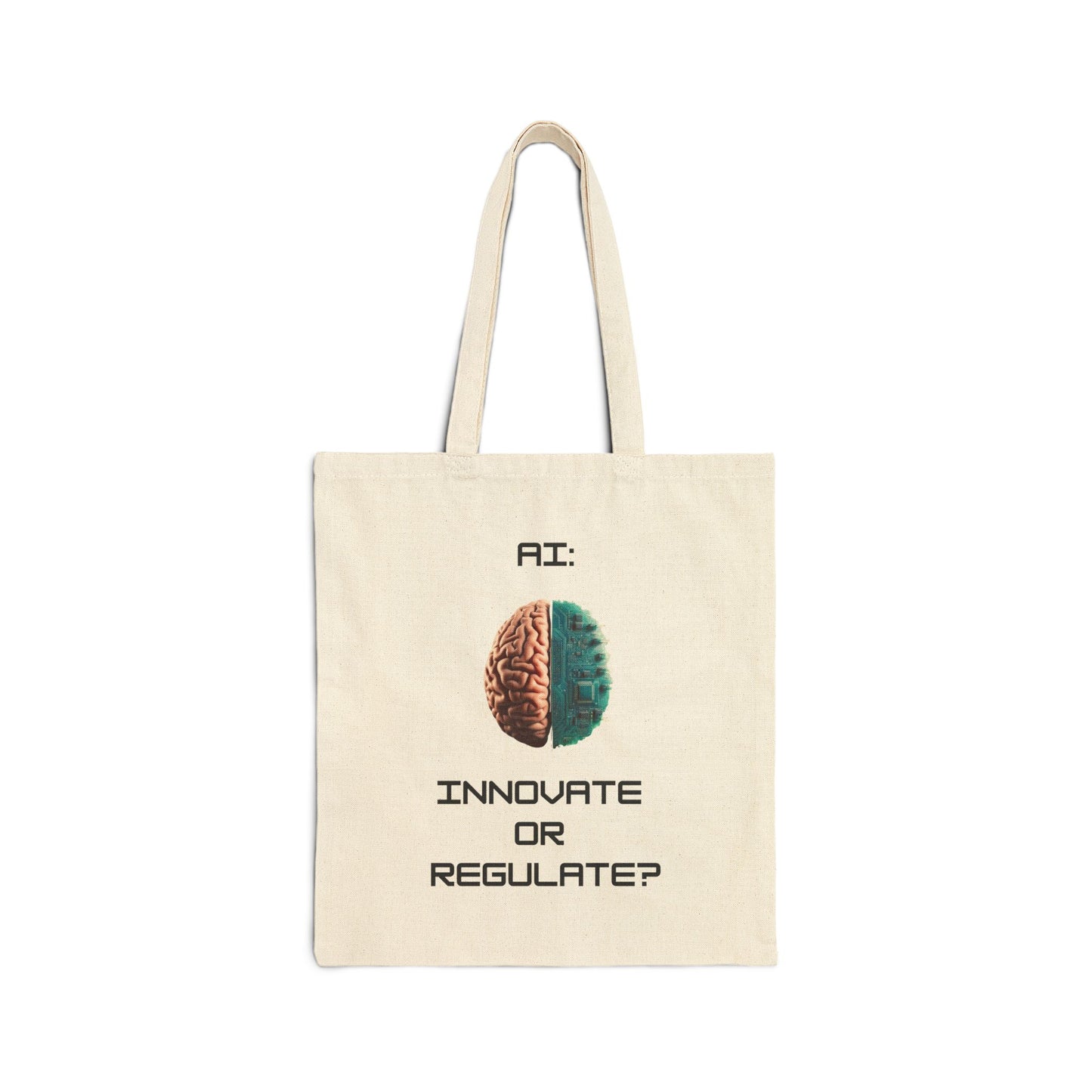 Hybrid Mind | Cotton Canvas Tote Bag
