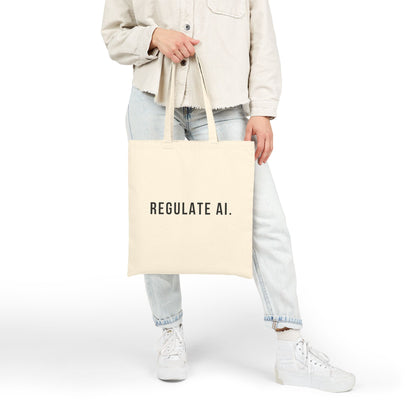 Regulate AI | Cotton Canvas Tote Bag
