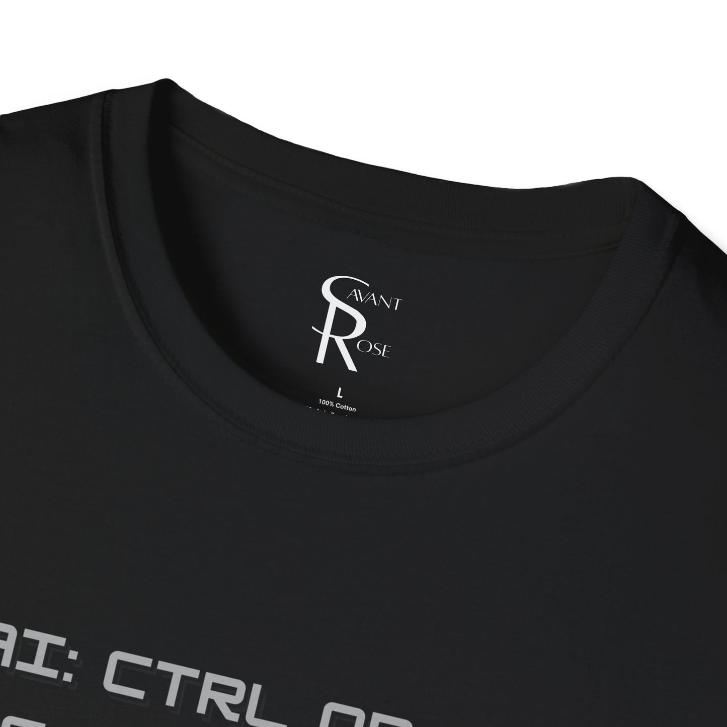 AI: CTRL or Be Controlled | Unisex Soft Blend T-Shirt